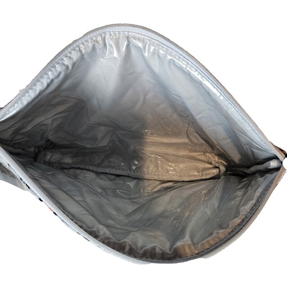 Vera Bradley Grand Travel Cosmetic Bag Lisbon Medallion Pattern - Picture 2 of 3